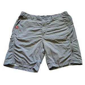 The American Outdoorsman XL Gray Cargo‎ Shorts Hiking Travel Lightweight